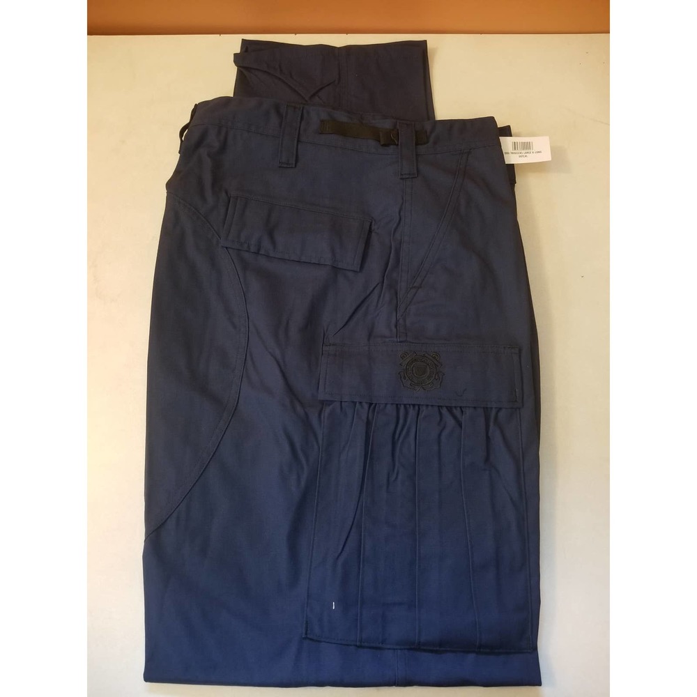 New Coast Guard ODU Trousers L XL (Large Extra Long) Navy Blue BDU Pants